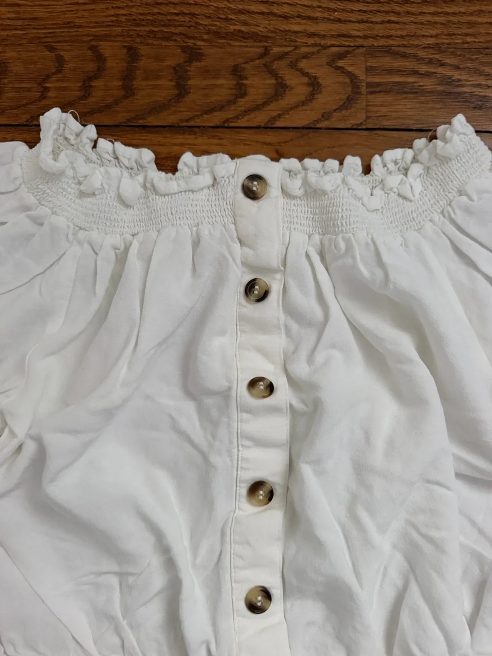 H&M Cropped Ruffle Top - Picture 2 of 5